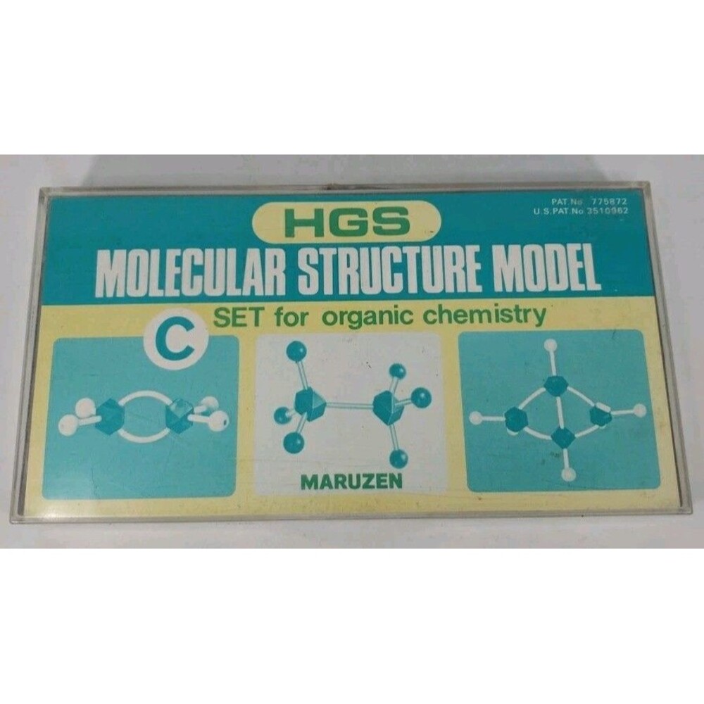 VTG HGS Molecular Structure Model Set C for Organic Chemistry Holden Day Maruzen